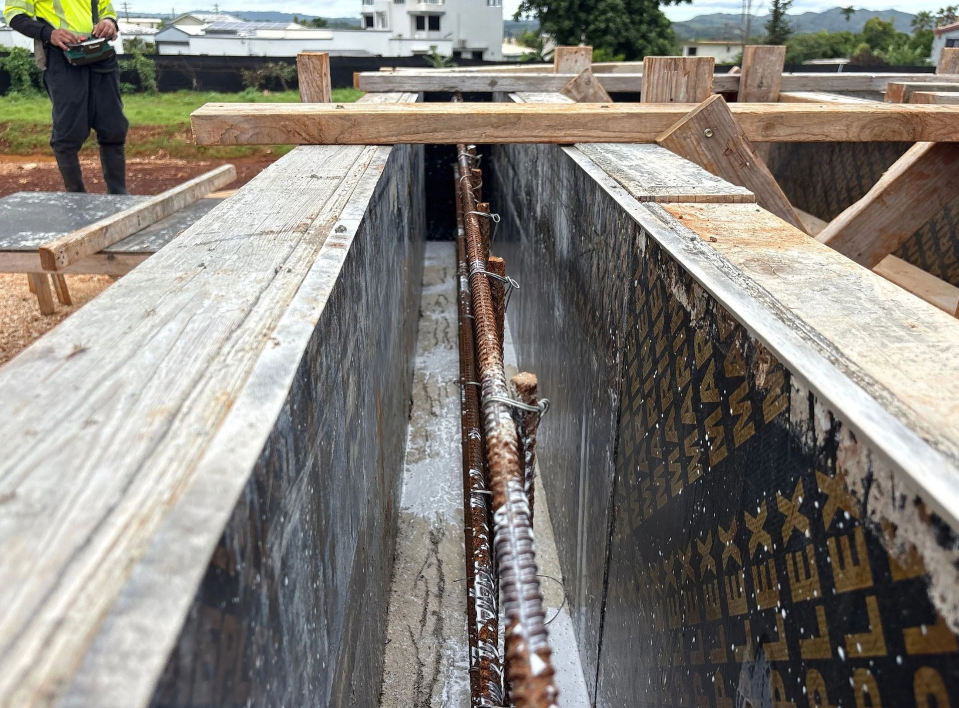 Concrete utility and infrastructure construction